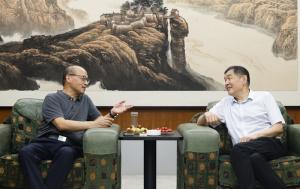 中国工程机械工业协会秘书长吴培国到访买球集团